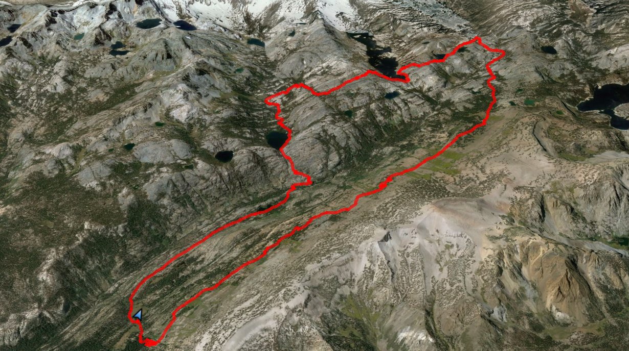 GPS Track of Hike