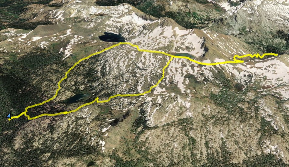 GPS Track of Hike