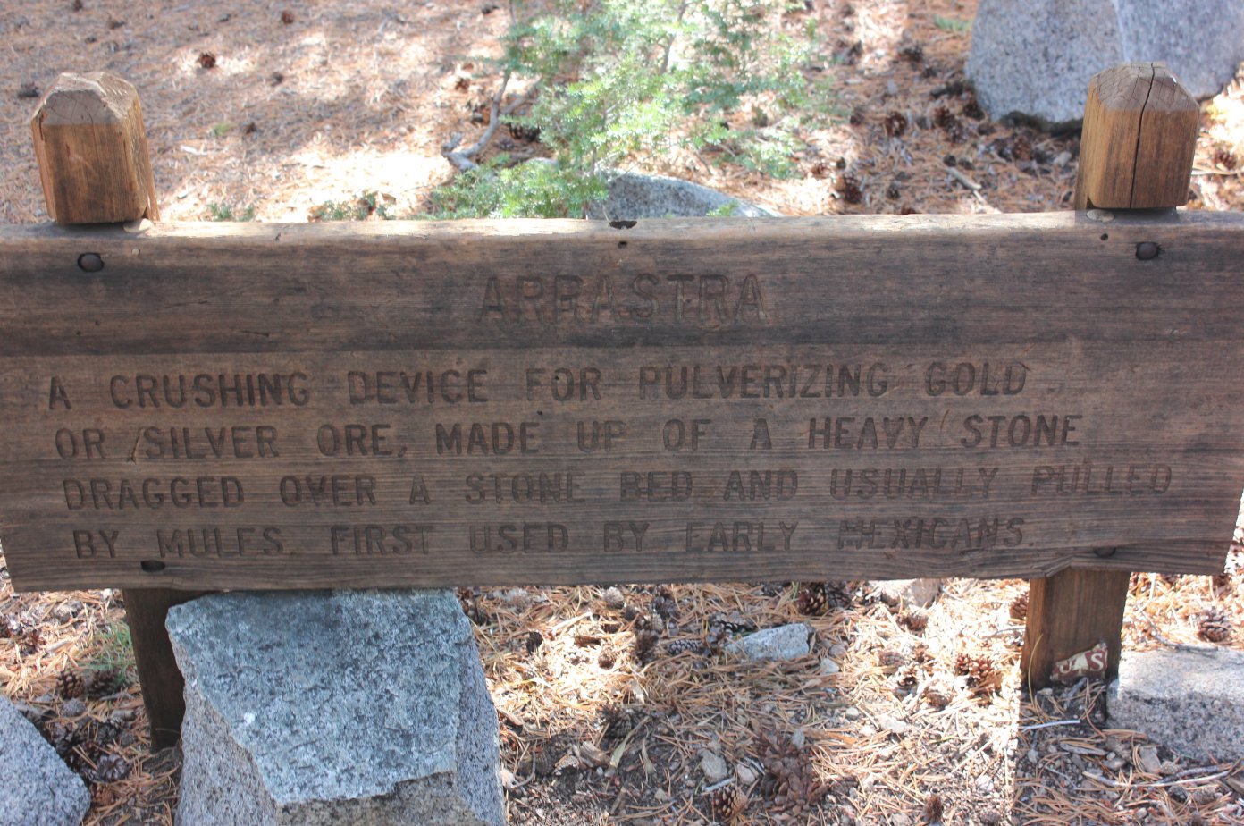 Arrastra info sign