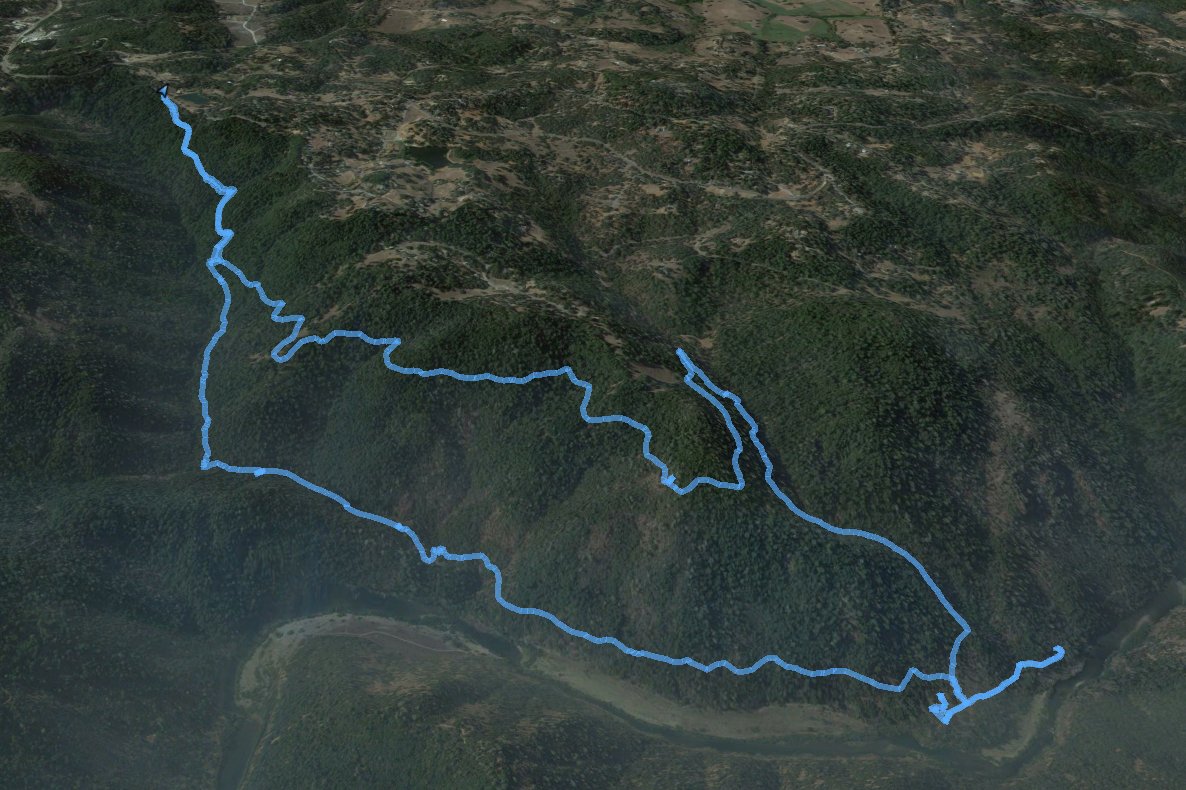 GPS Track of Hike