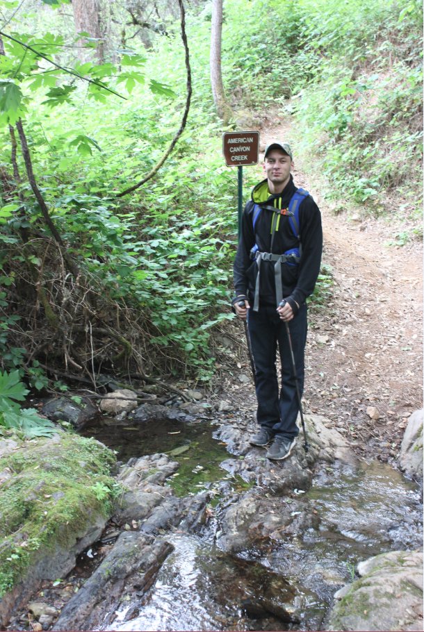 Tristan at the creek