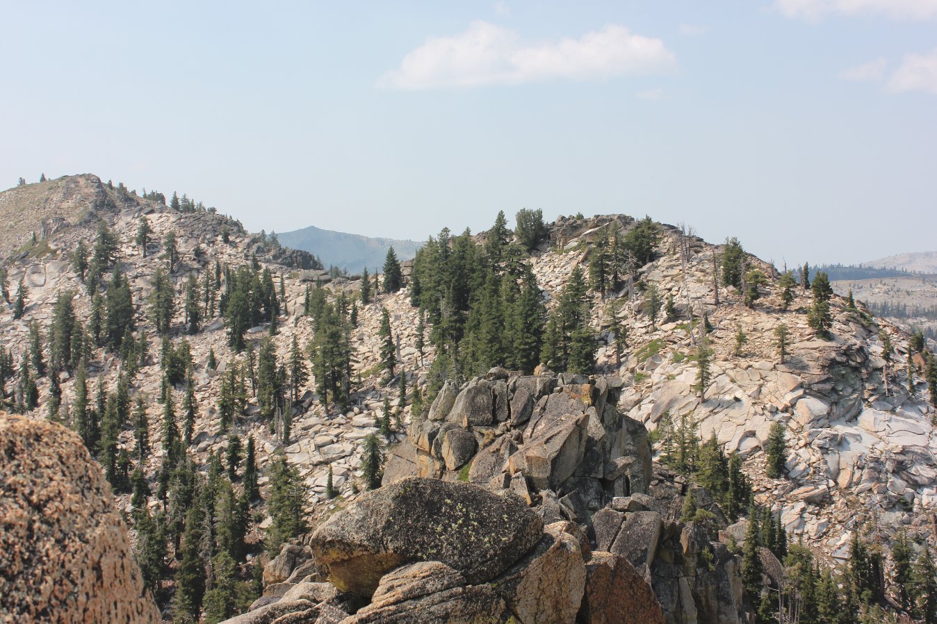 Echo Peak and Indian Rock.