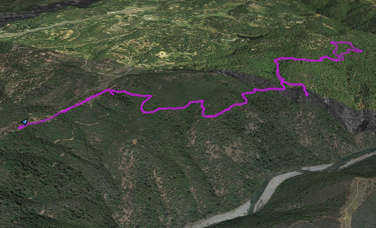 GPS Track of Hike