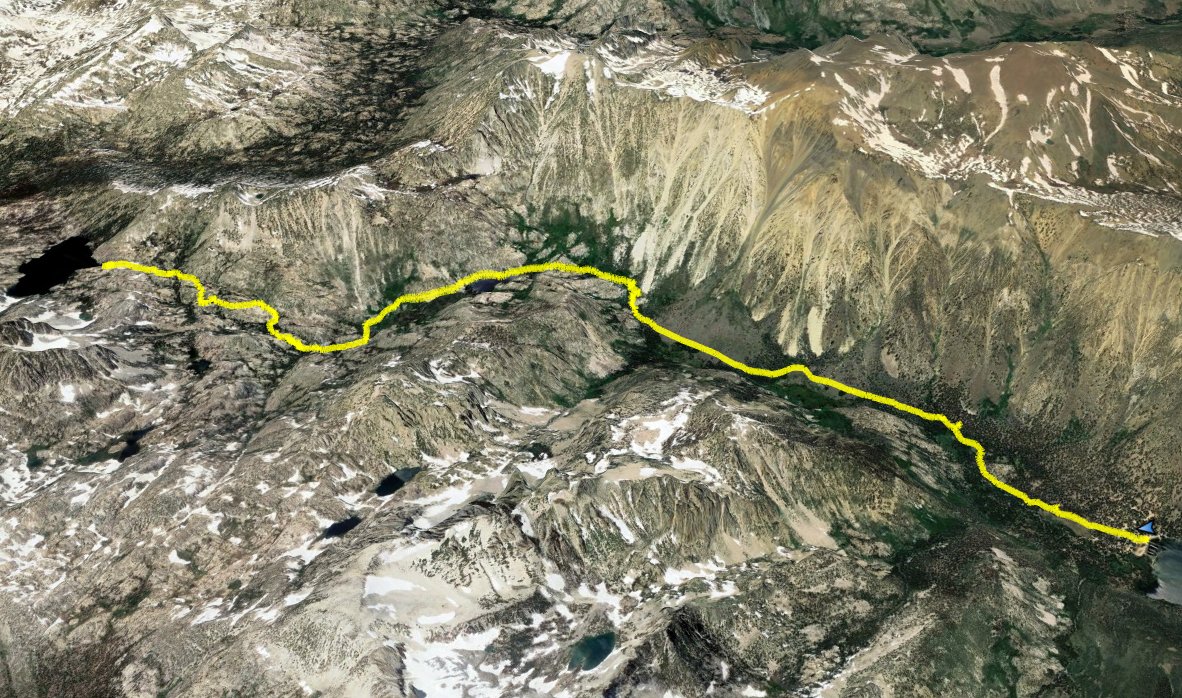 GPS Track of Hike