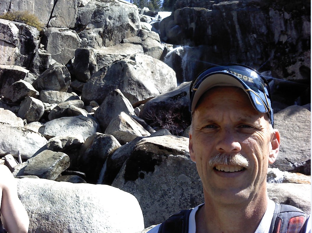 Myself at the base of upper falls