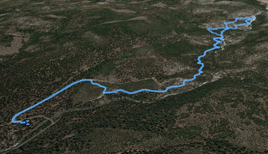 GPS Track of Hike