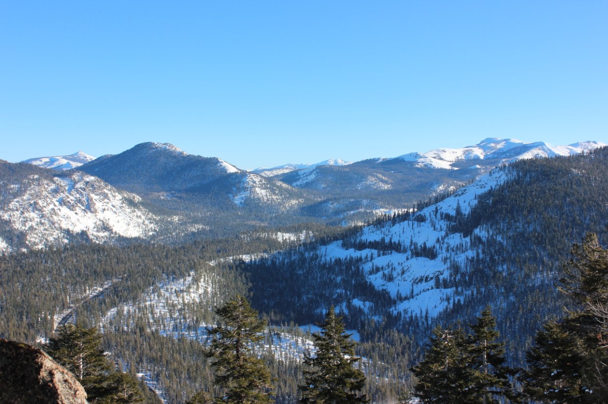 Looking south from Becker Peak