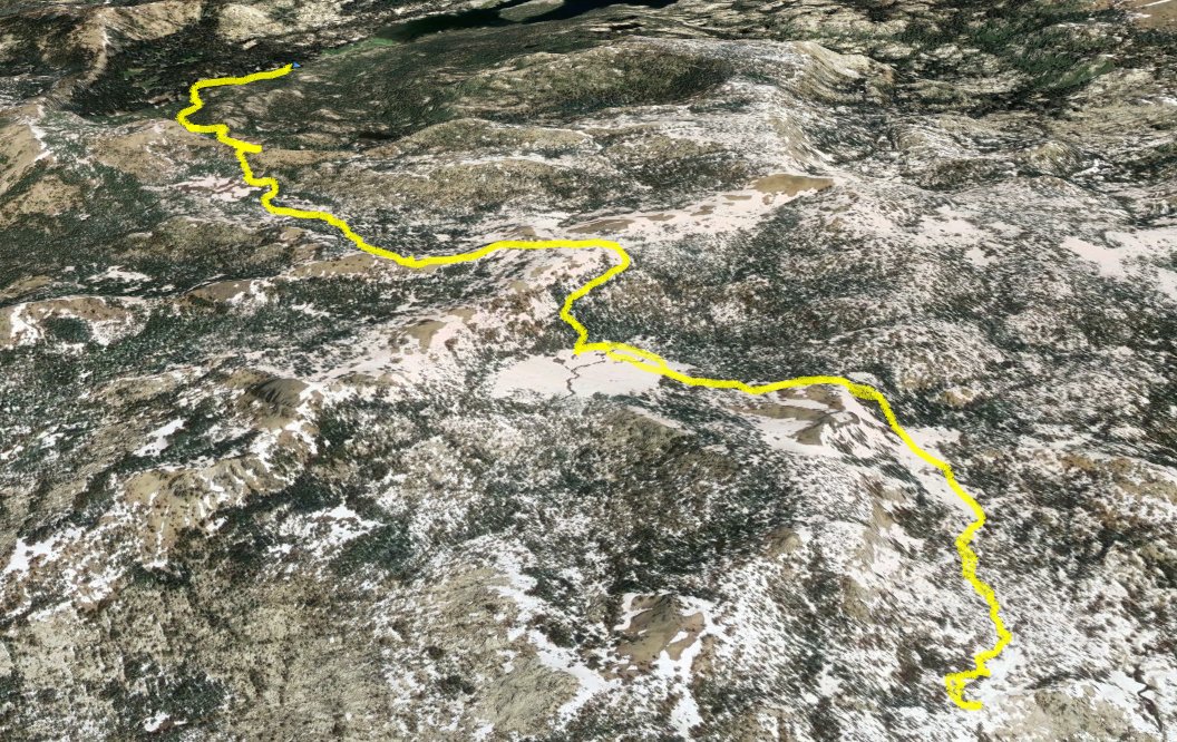 GPS Track of Hike