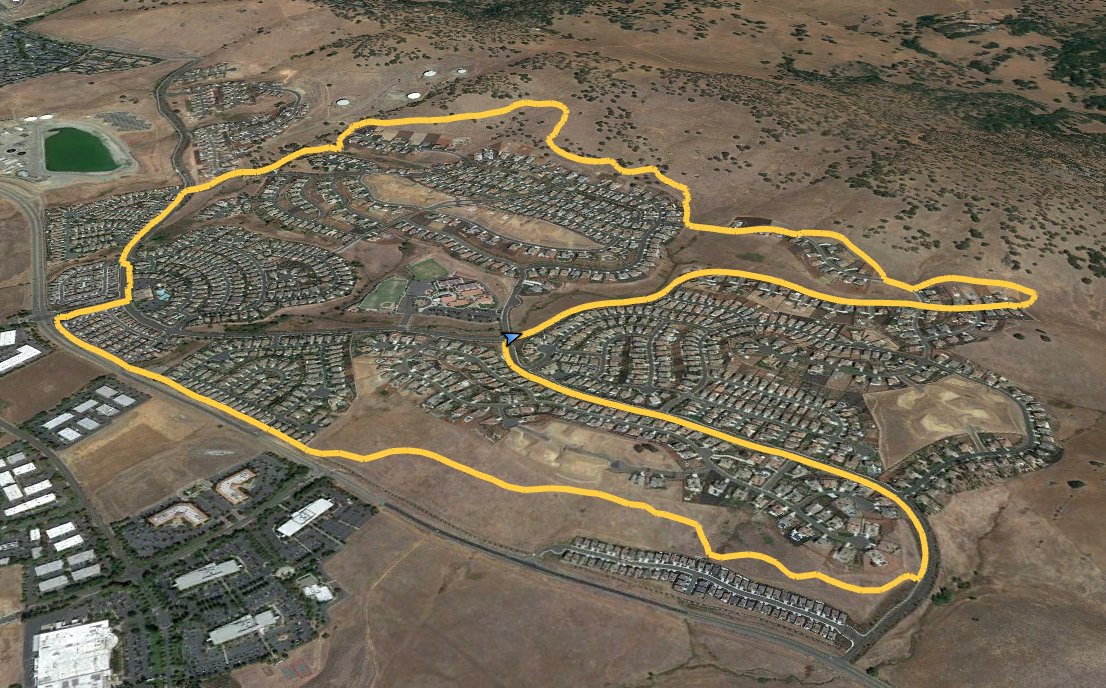 GPS Track of Hike