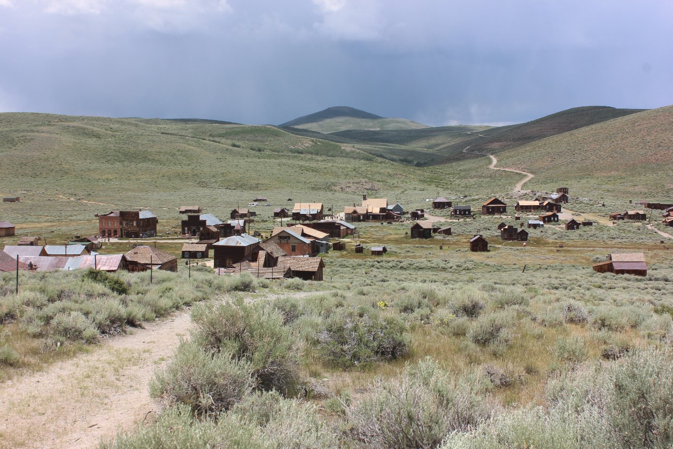 North of town