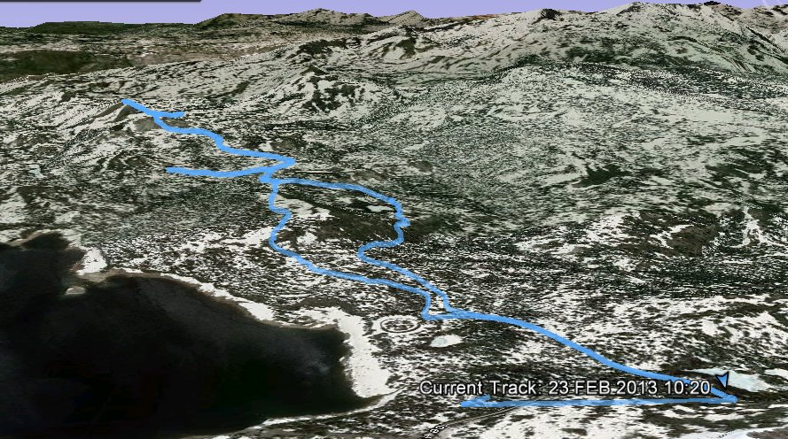 GPX track of the hike