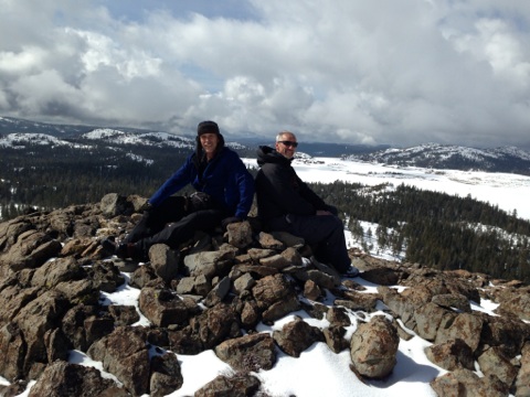 Phil and I at the top
