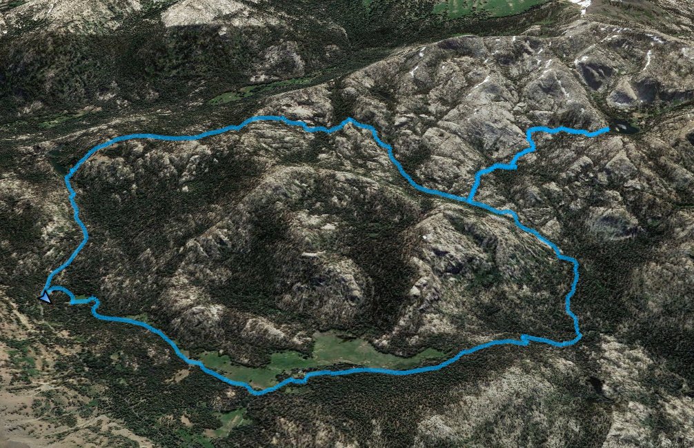 GPS Track of Hike