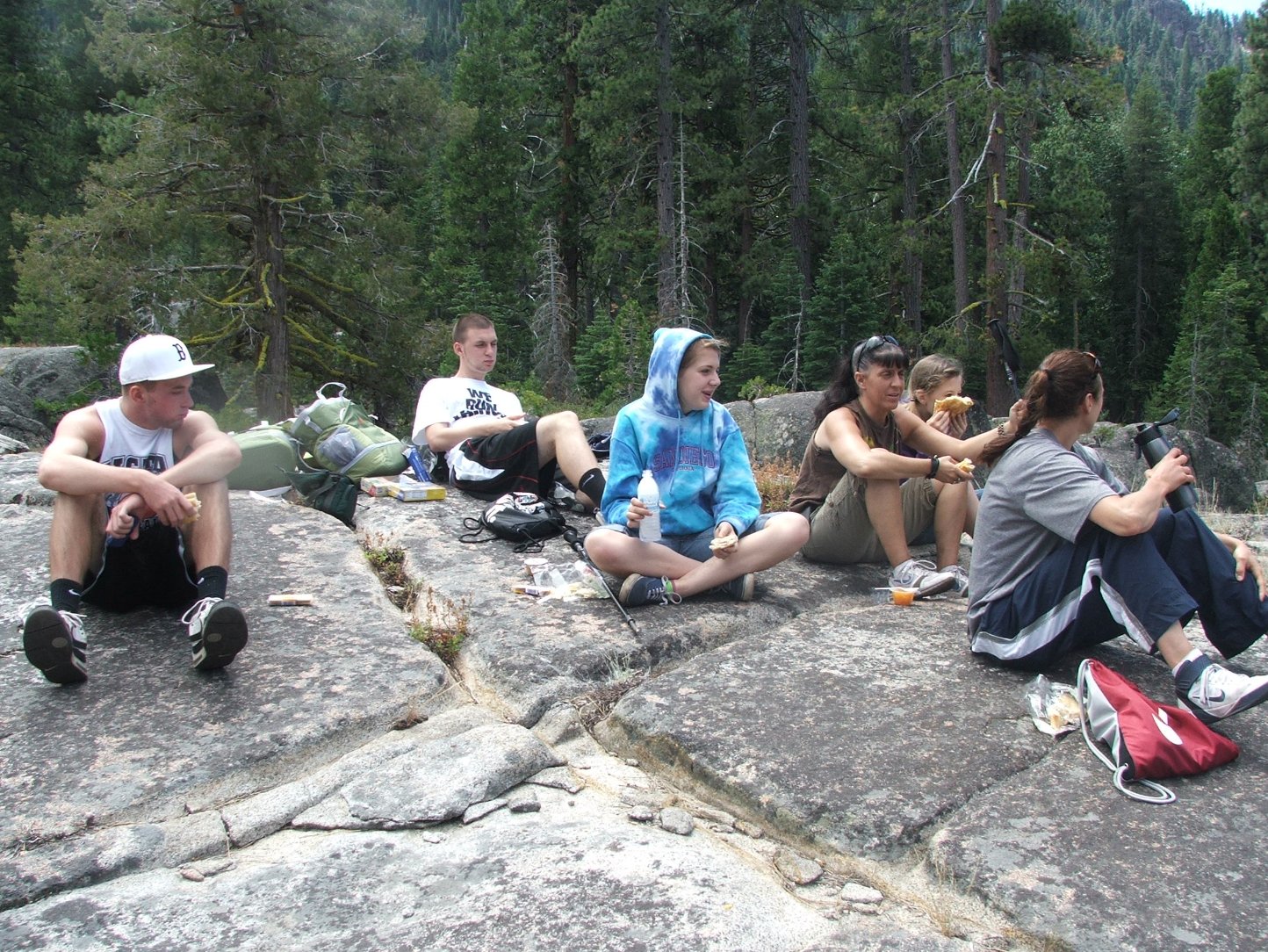 Lunch past Government Meadow
