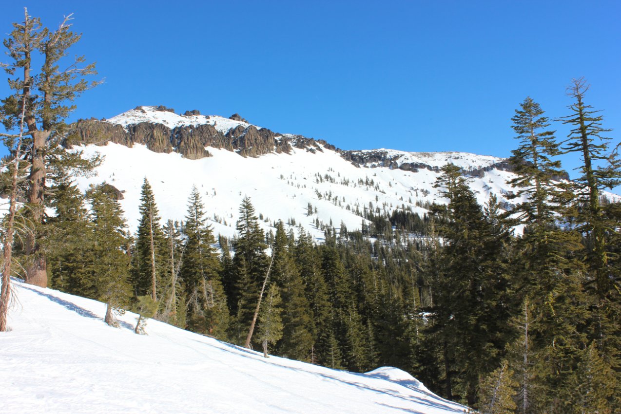 Castle Peak on the way up