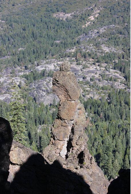 Peeing rock formation