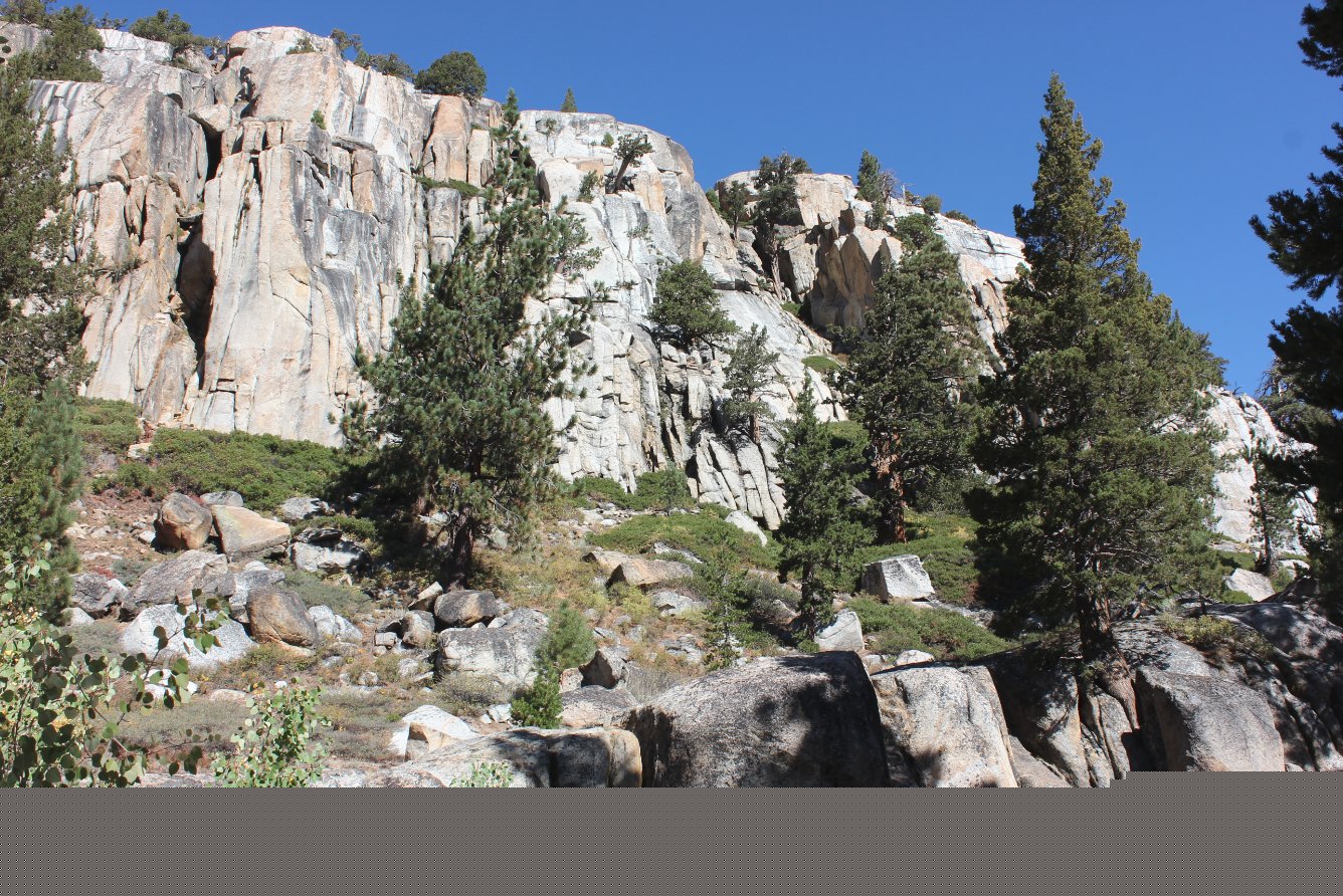 Sheer granite