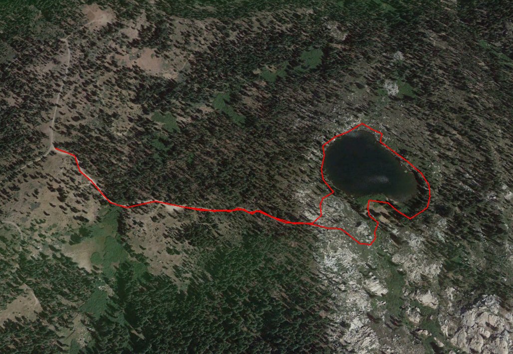 GPS Track of Hike