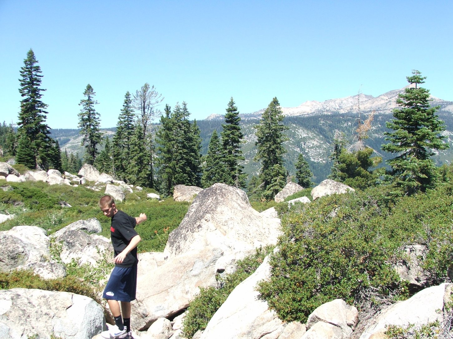 Hiking around far side