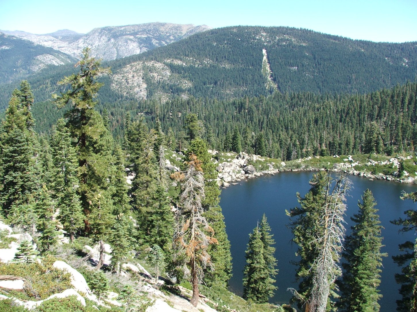 First view of Cody Lake