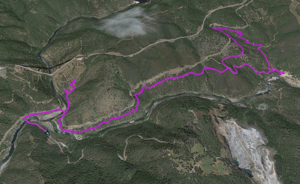 GPS Track of Hike