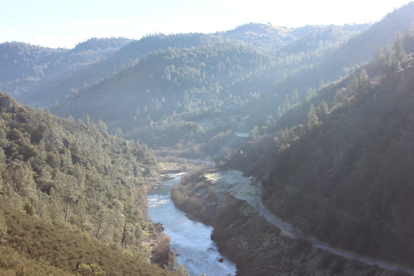 Further up the canyon