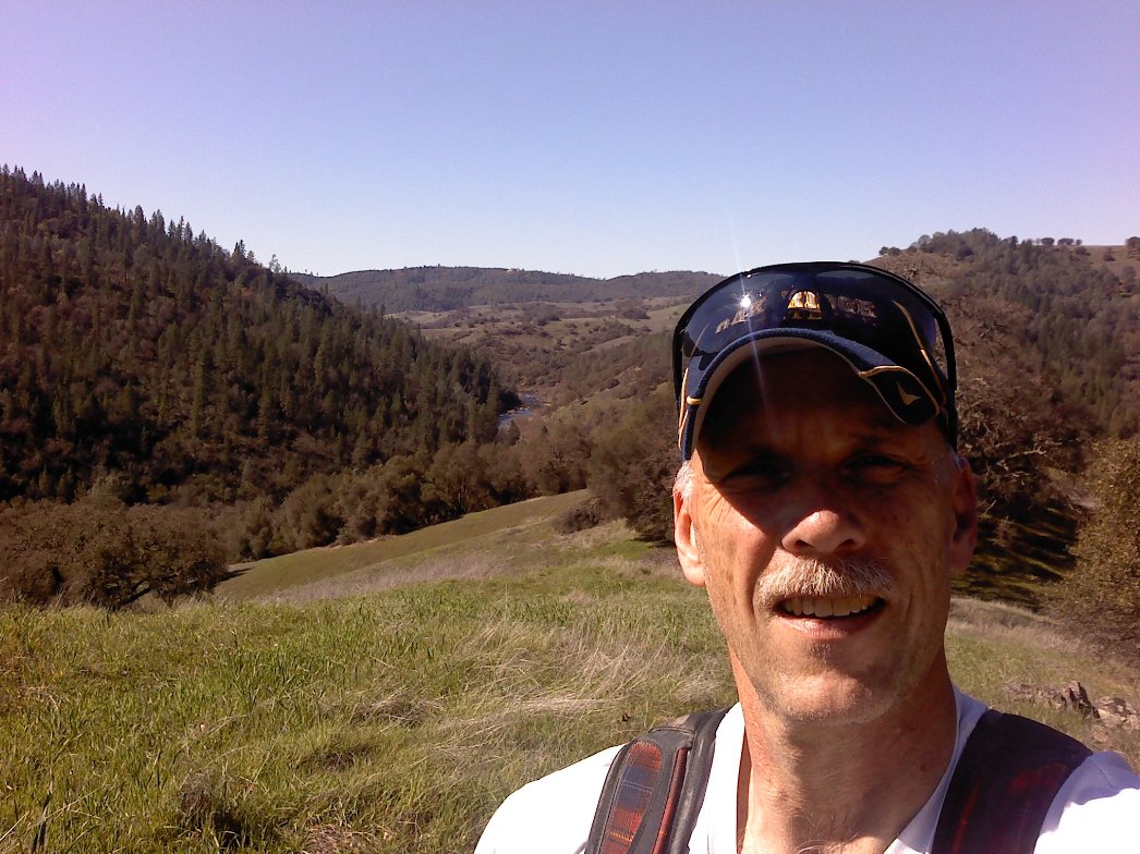 Myself above the river