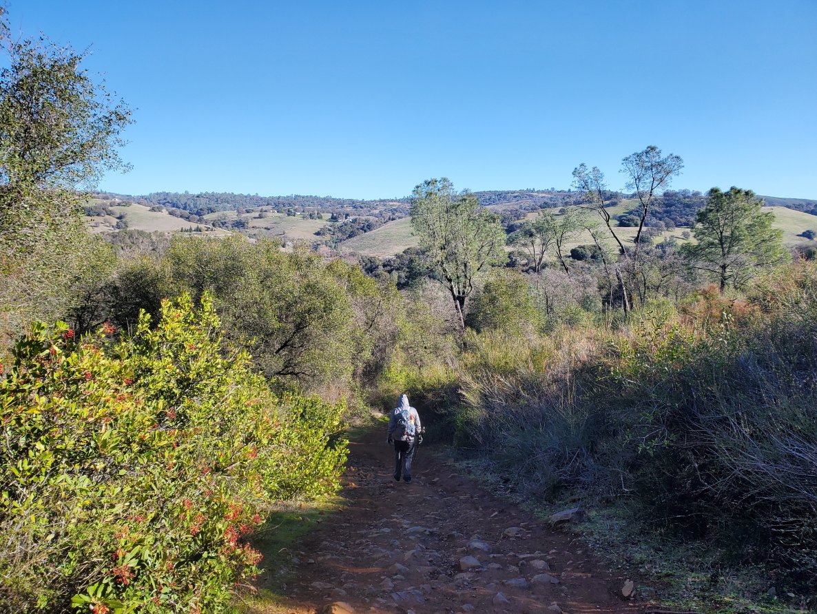 Heading down