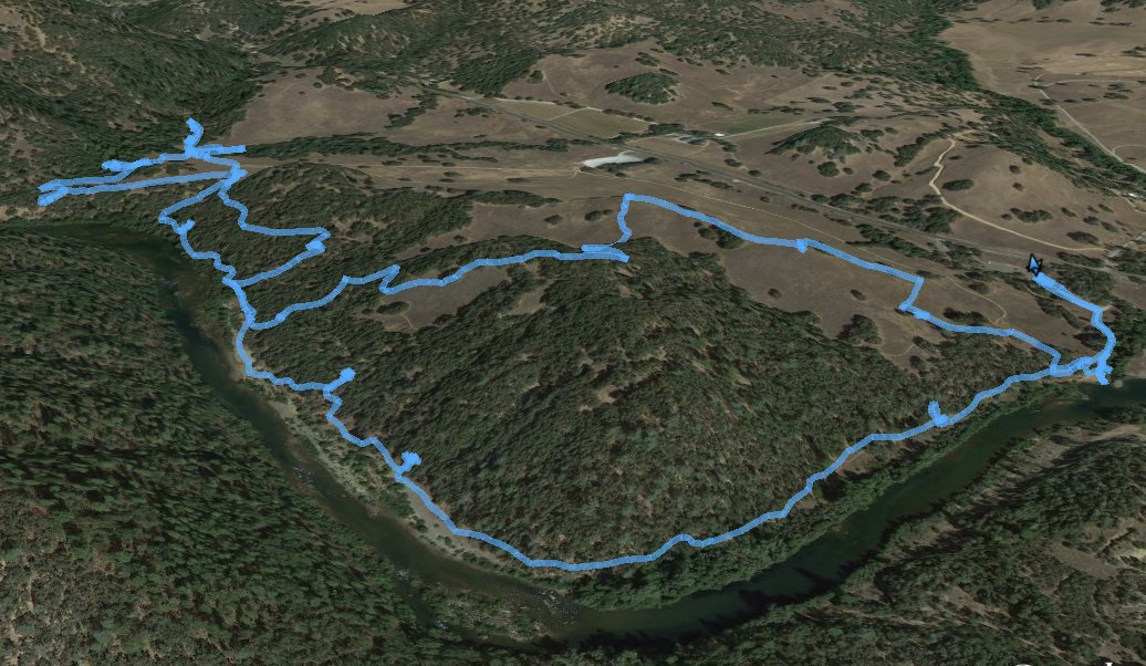 GPS Track of Hike