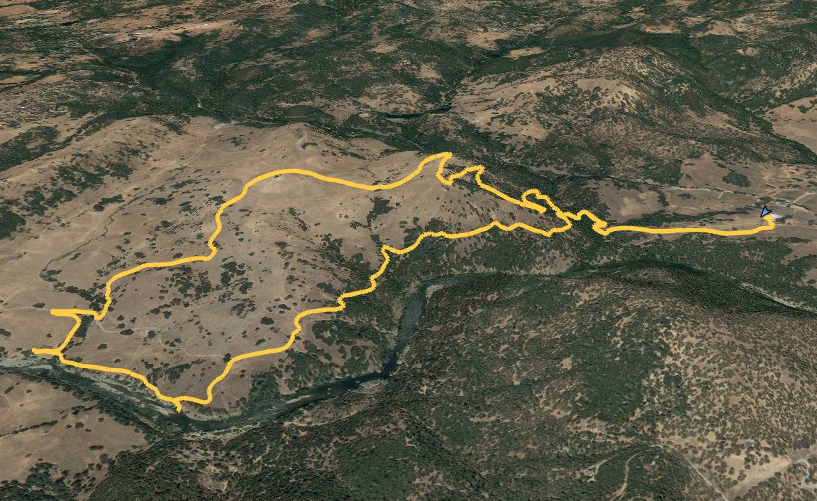 GPS Track of Hike