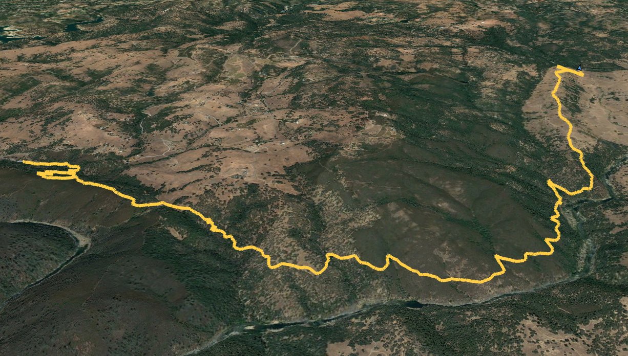 GPS Track of Hike