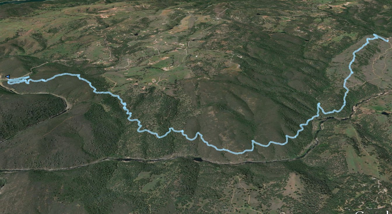 GPS Track of Hike