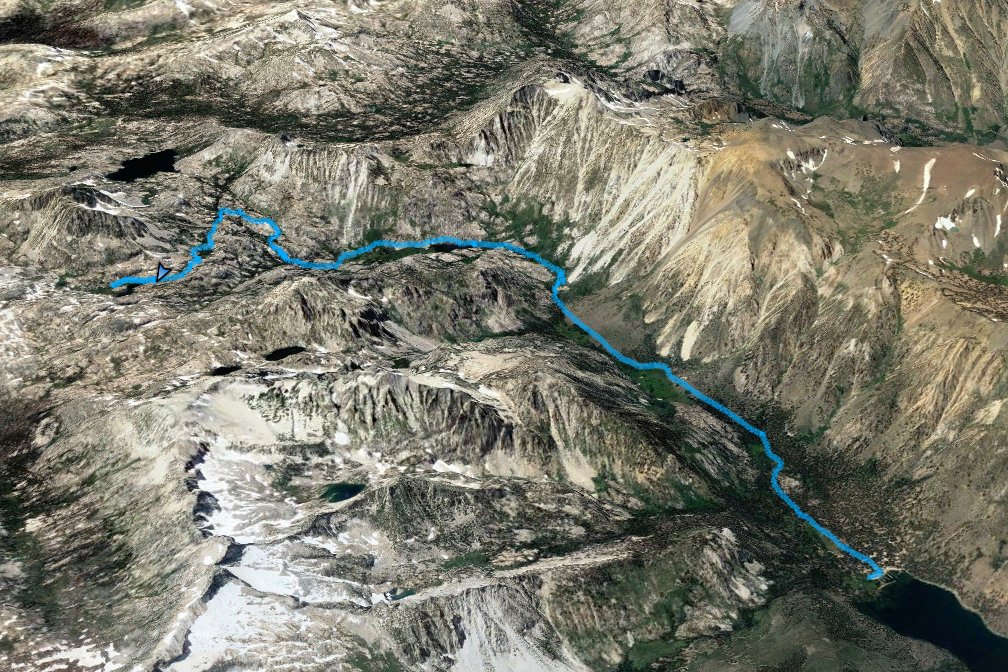 GPS Track of Hike