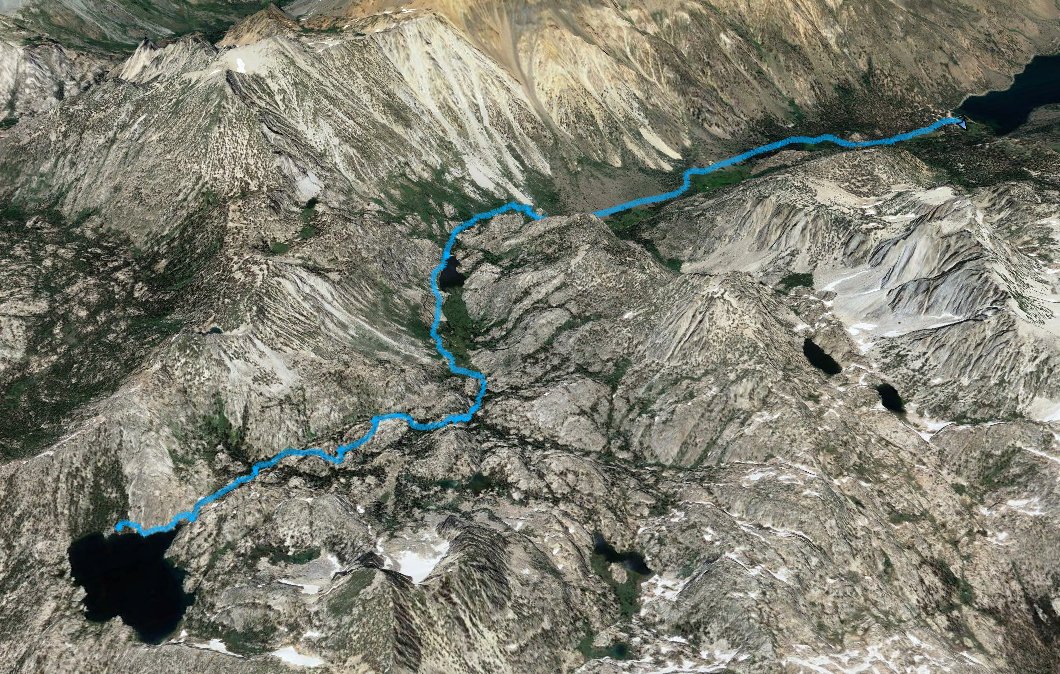GPS Track of Hike