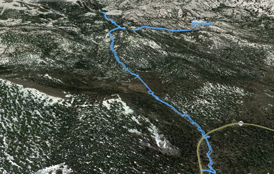 GPS Track of Hike