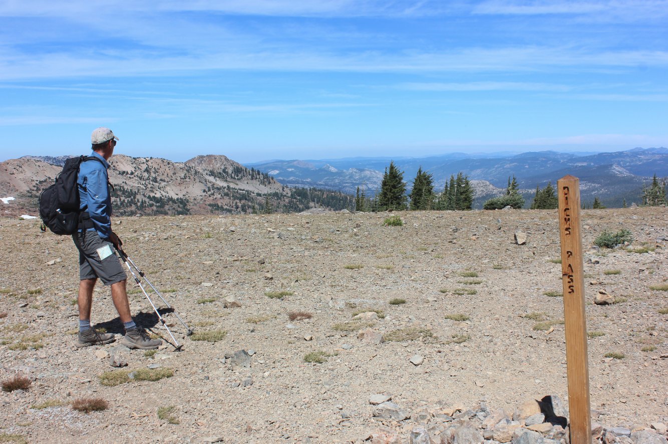 Reaching Dick's Pass