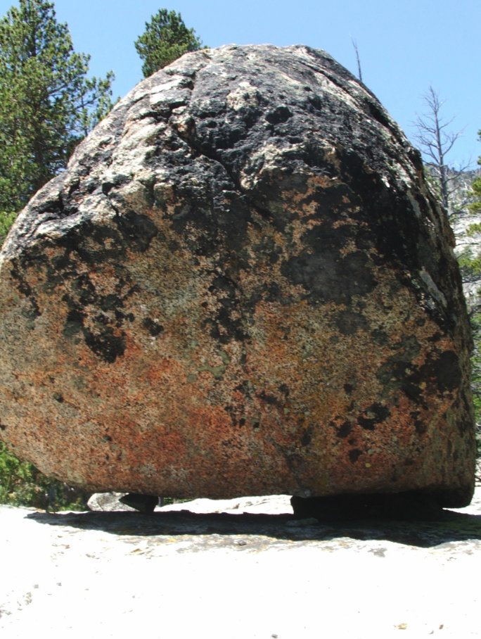 Crazy balancing rock