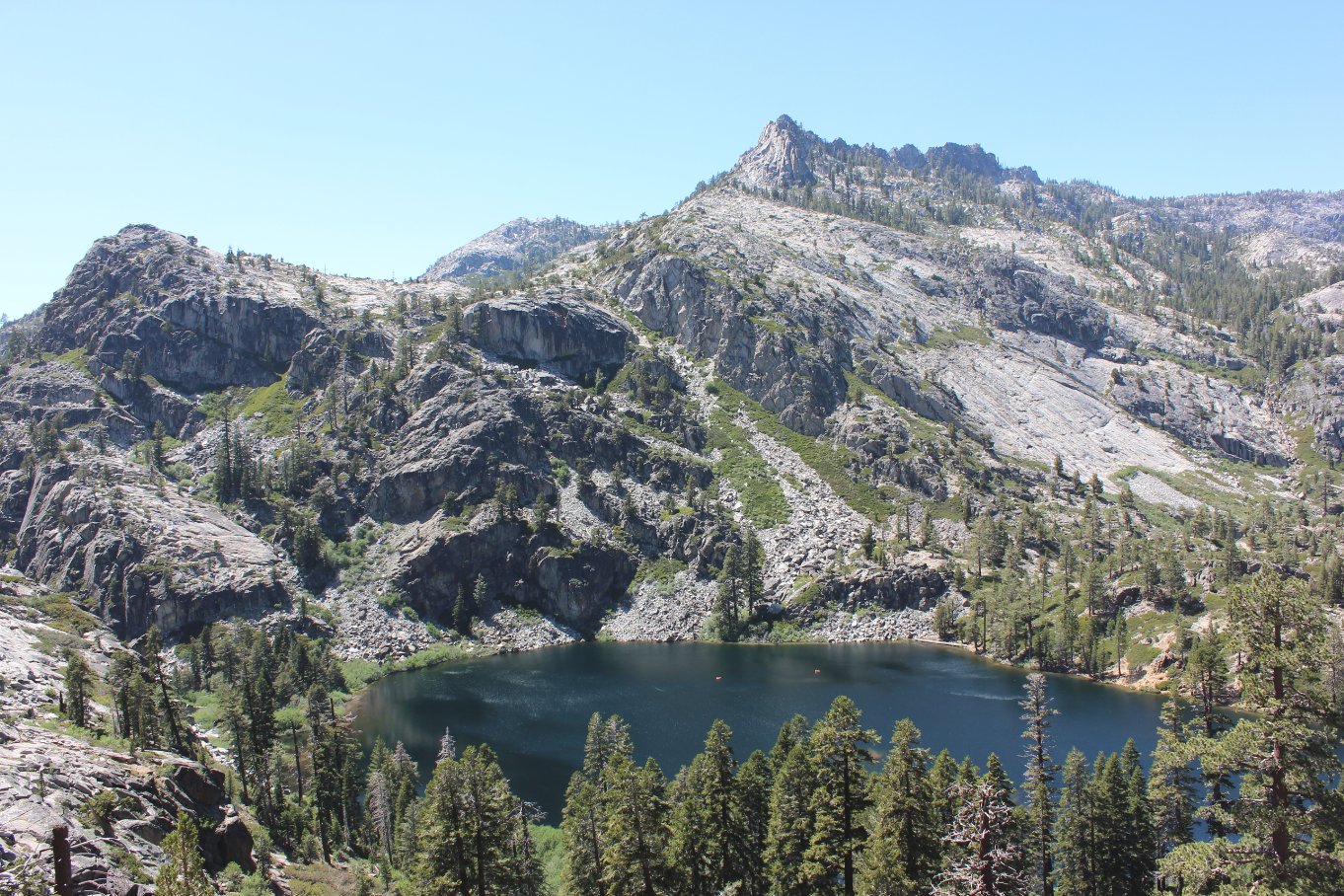 View of Eagle Lake from high above