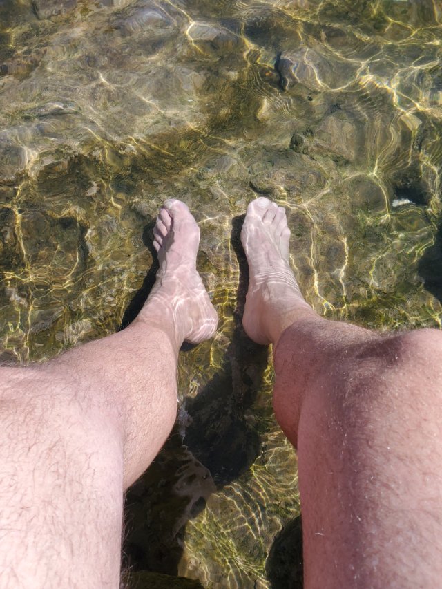 Enjoying the water