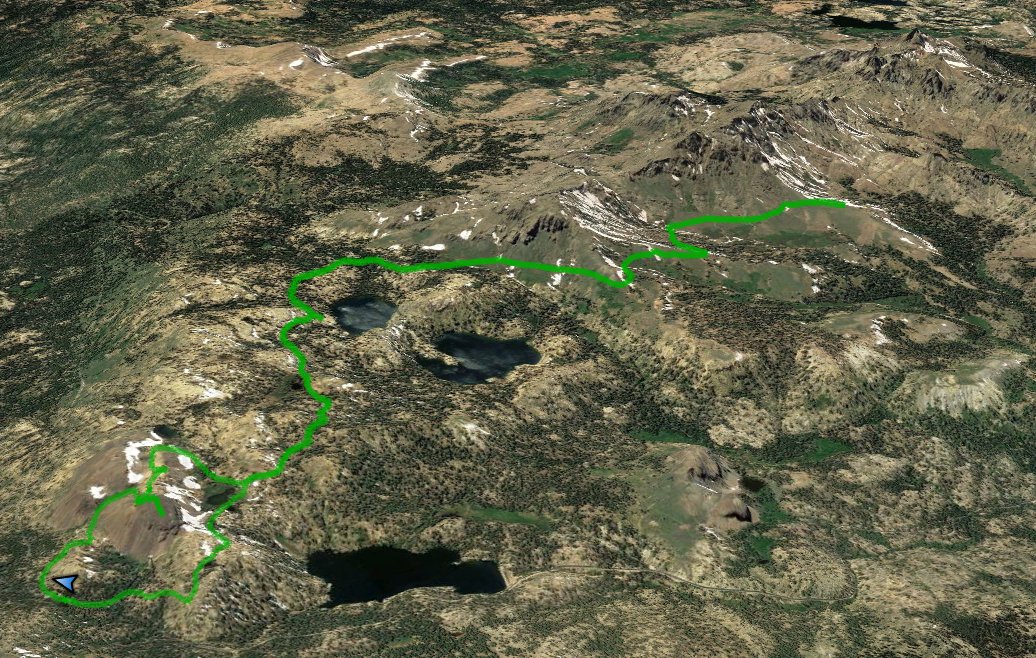 GPS Track of Hike