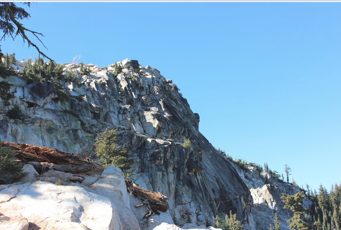 Echo Peak above