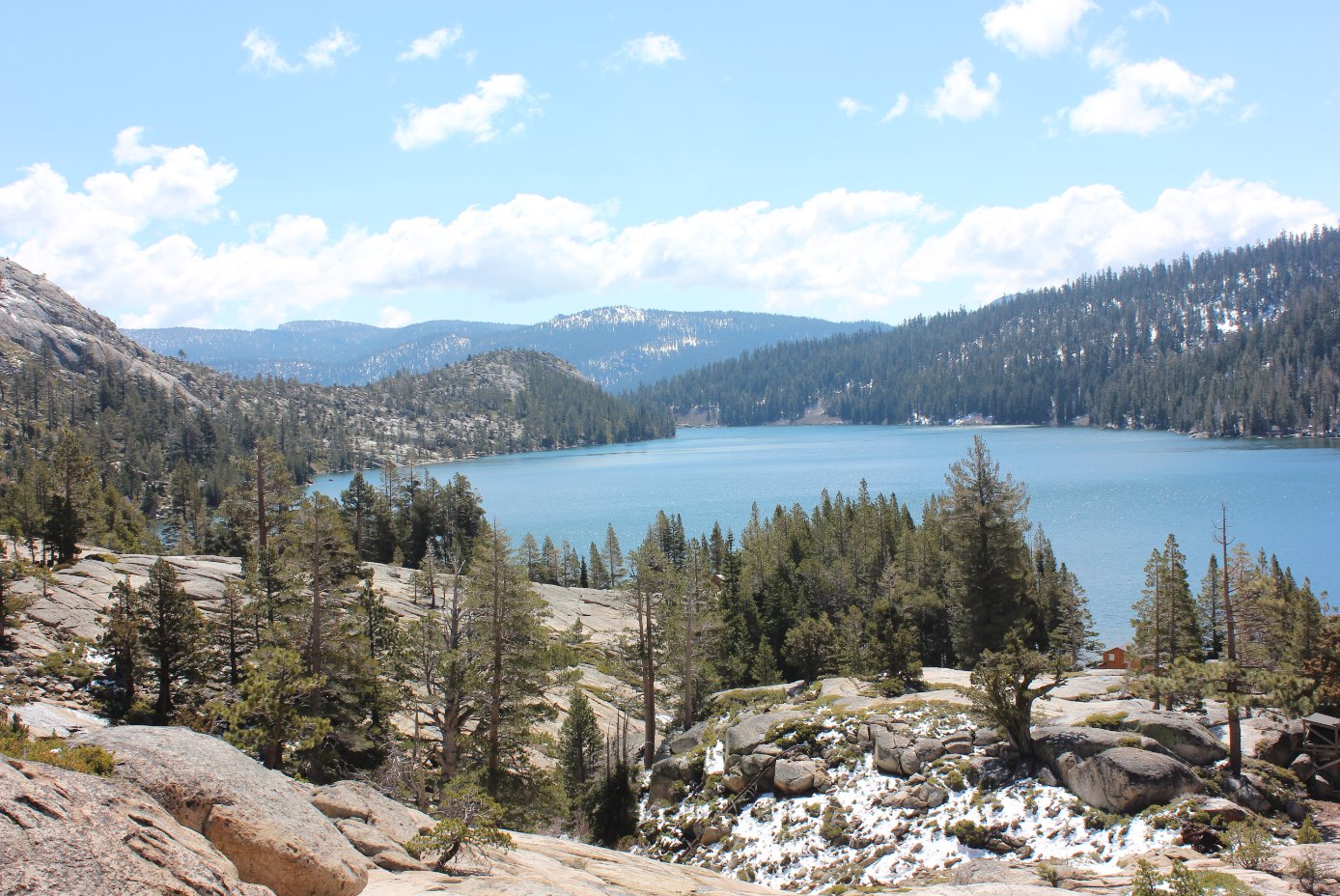 Passing by the Echo Lakes