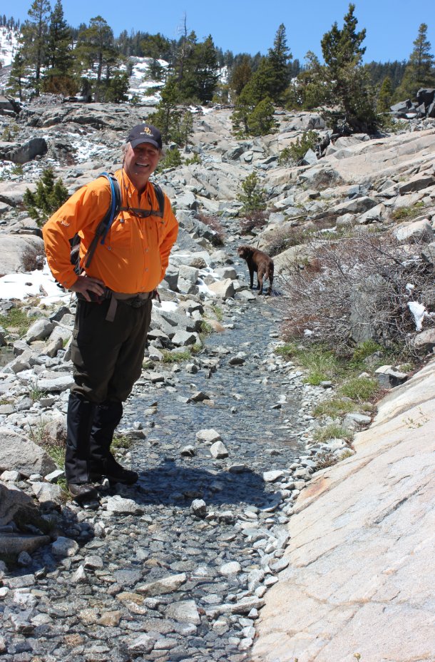 Water on the trail