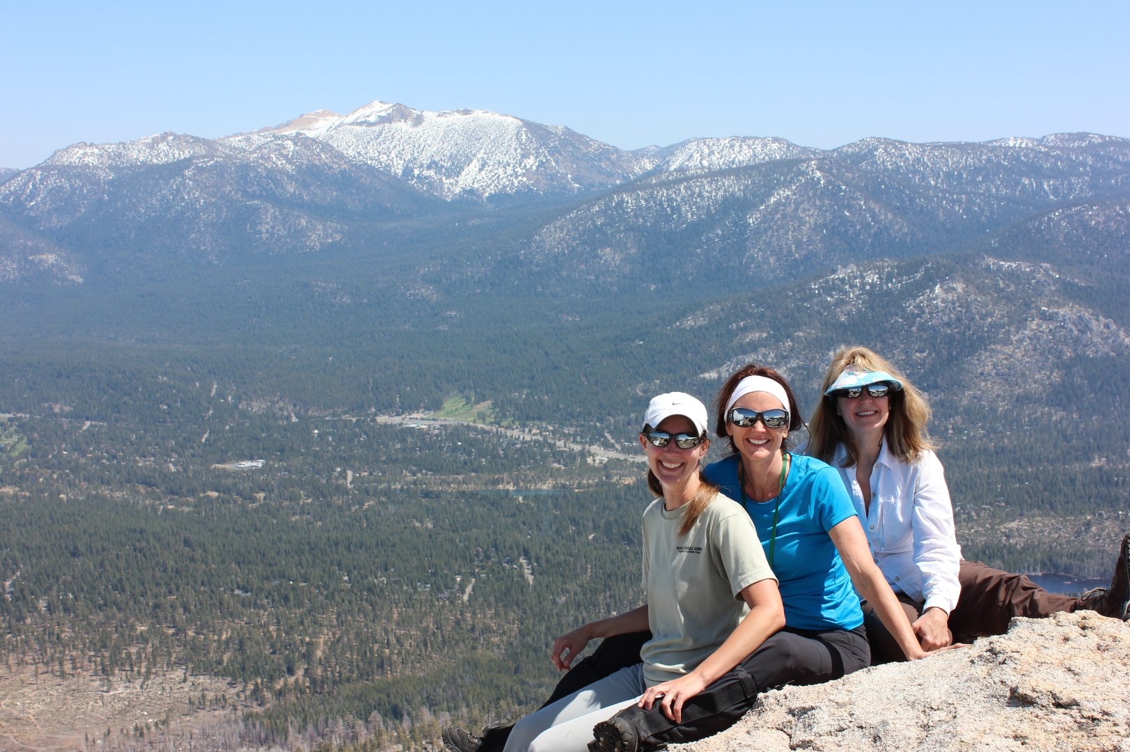 Jackie Julia and Debbie on Echo Peak