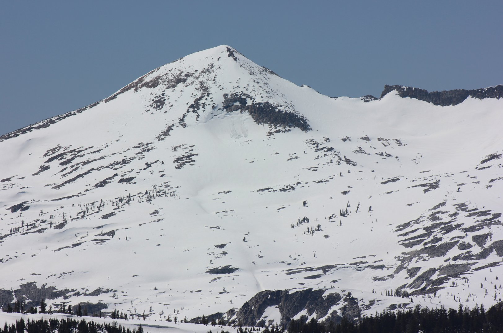 Pyramid Peak from Echo Peak