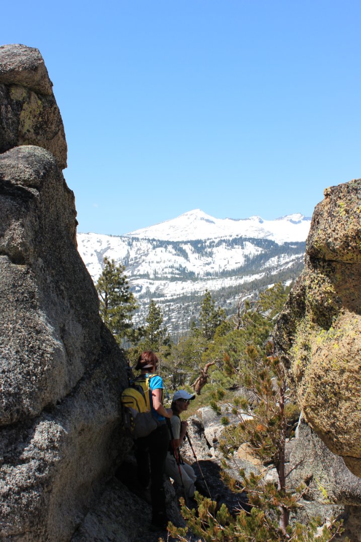 Navigating around Flagpole Peak