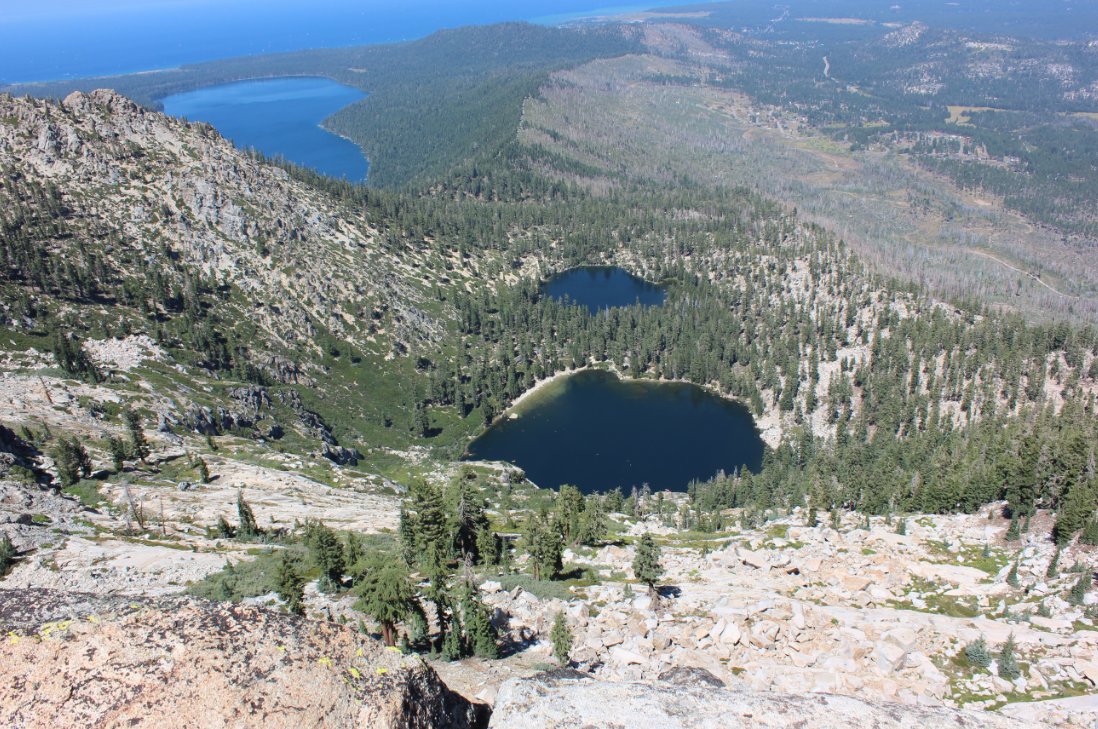 Angora Lake from Echo Peak
