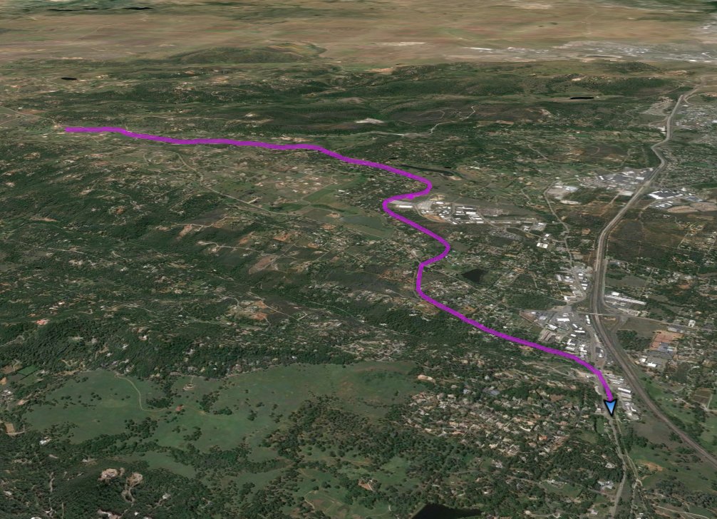 GPS Track of Hike