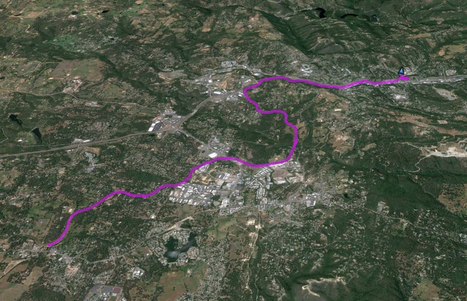 GPS Track of Hike