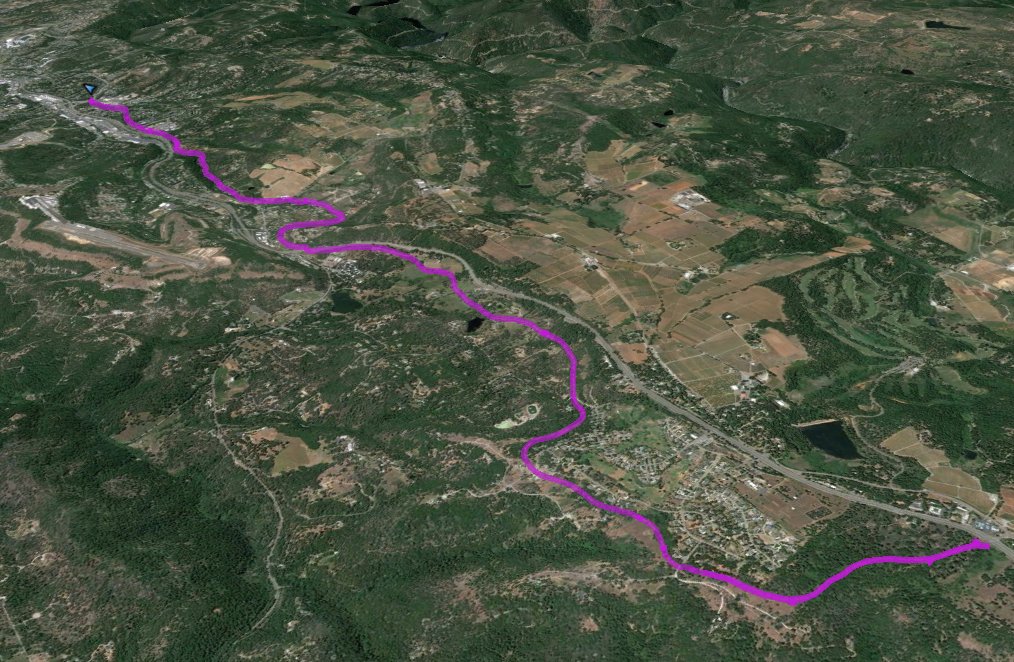 GPS Track of Hike